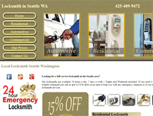 Tablet Screenshot of locksmithin-seattle.com